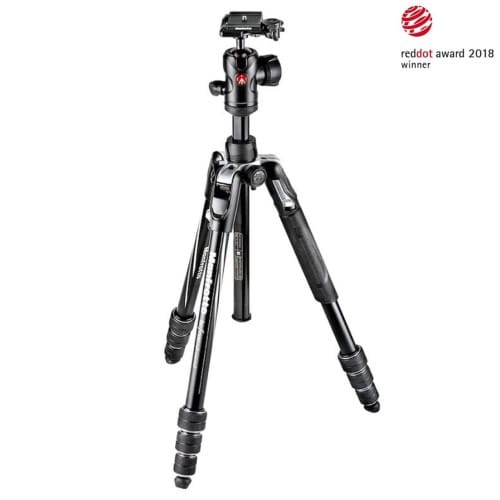 MANFROTTO - Trépied Kit Befree Advanced + Rotule Ball 494 - Aluminium noir - 4 sections