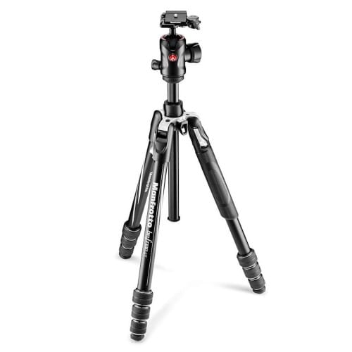 MANFROTTO - Trépied Kit Befree GT + Rotule Ball 496 - Aluminium noir - 4 sections