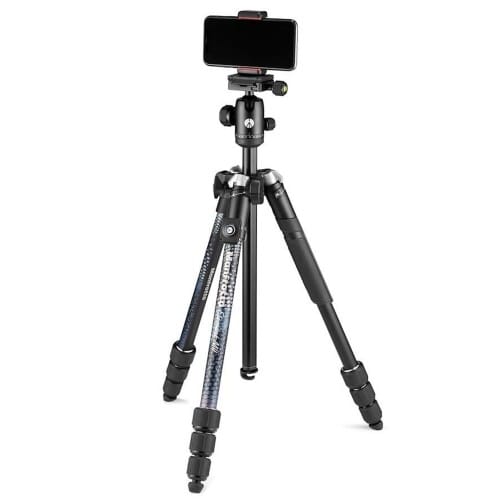 MANFROTTO - Trépied Element MII Mobile Bluetooth + Rotule Ball - Aluminium noir - 4 sections