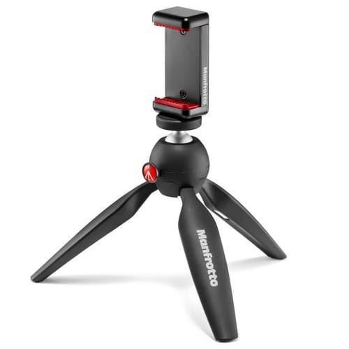 MANFROTTO - Trépied de table PIXI Smart + pince pour smartphone - Inox noir