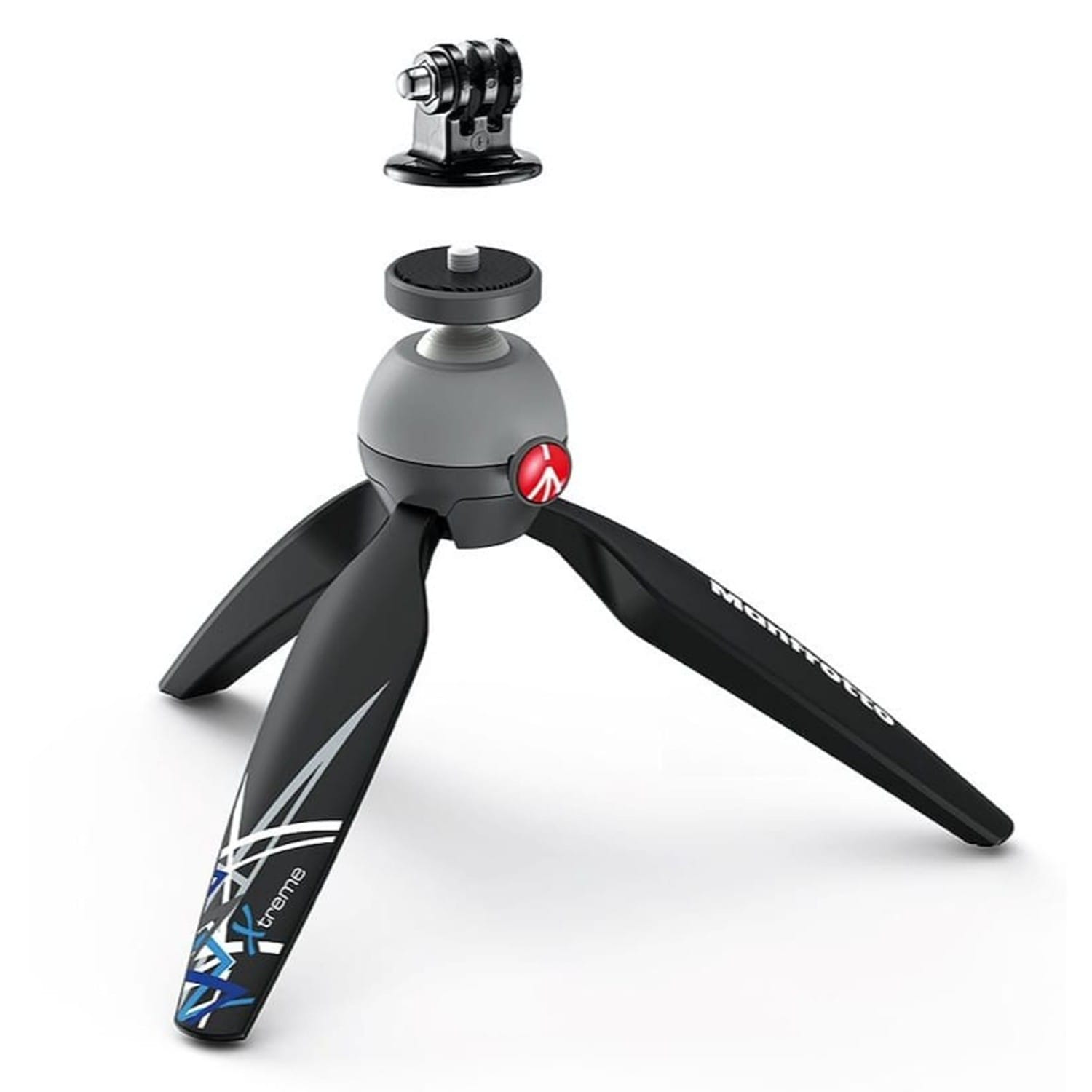 PIXI Xtreme, Kit Mini Trépied + Rotule pour GoPro Manfrotto