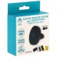 Support de smartphone noir aimanté pour voiture