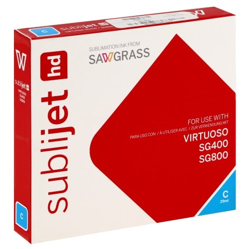 SAWGRASS - Encre sublimation Sublijet - Cyan 29ml - pour Sawgrass SG400 & SG800
