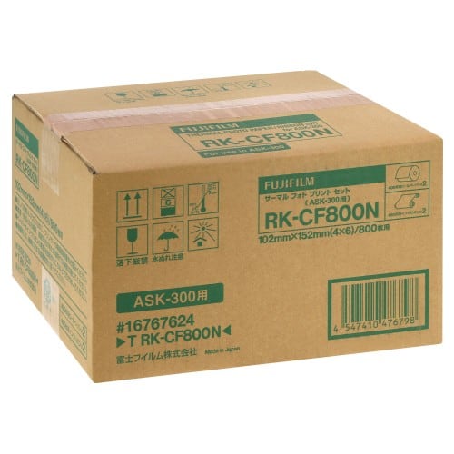 Consommable thermique FUJI pour ASK-300 10x15cm - 2 x 400 tirages (RK-CF800)
