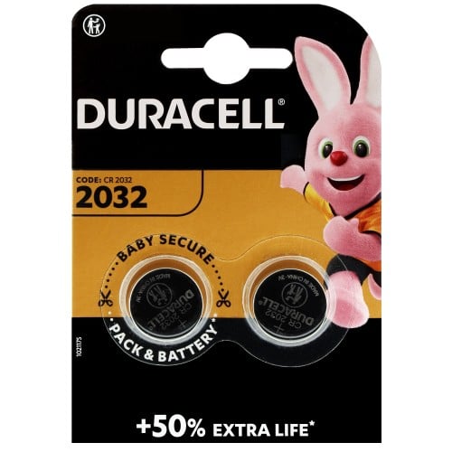 Blister de 2 piles 2032 lithium duracell - La Poste