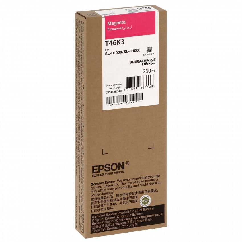 Epson SureLab encre magenta pour SL-D1000/1000A 250ml (C13T46K340)