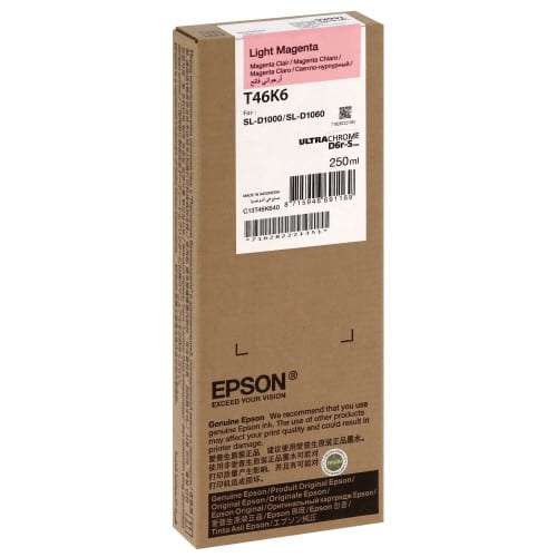 EPSON - Poche d'encre MAGENTA CLAIR pour SL-D1000/1000A - Poche de 250ml (C13T46K640)