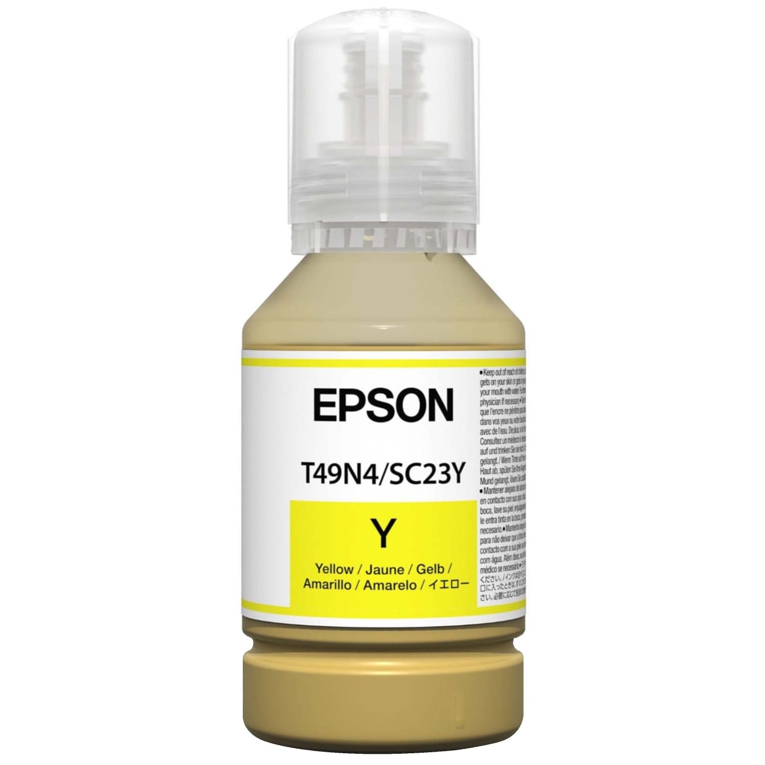 Encre sublimation EPSON UltraChrome DS jaune 140ml T49N4 / SC23Y pour  SC-F100 / SC-F500