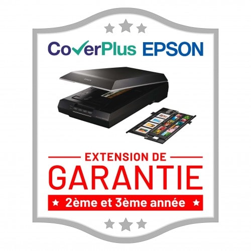 EPSON - Extension de garantie CoverPlus 2ème et 3ème année avec intervention sur site pour scanner Epson V600 (CP03OSSEB198)