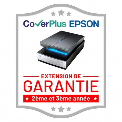 EPSON - Extension de garantie CoverPlus 2ème et 3ème année avec intervention sur site pour scanner Epson V850 (CP03OSSEB224)