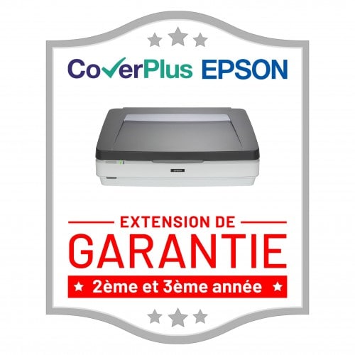 EPSON - Extension de garantie CoverPlus 2ème et 3ème année avec intervention sur site pour scanner Epson 12000XL/PRO (CP03OSSEB240)
