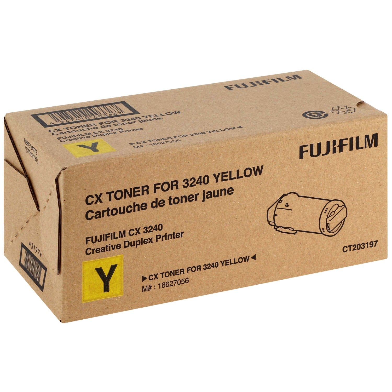 Toner FUJI jaune pour CX 3240 (16627056)