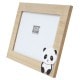 Deknudt cadre bois blanc avec panda pour photo 10x15 (L''unité)