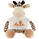 Girafe + T-shirt blanc - Hauteur 23cm