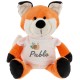 Renard + T-shirt blanc - Hauteur 23cm