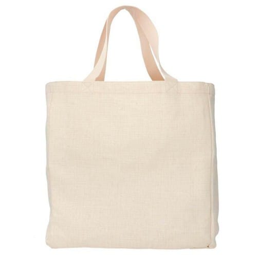 Sac de shopping en lin 28x48cm pour sublimation (l''unité)