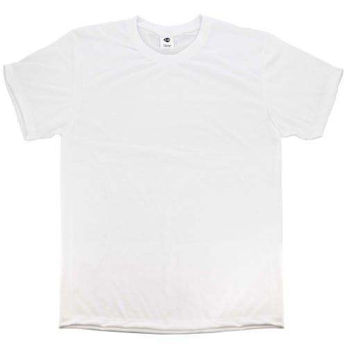 T-shirt adulte H/F - 100% polyester sensation coton - Taille M
