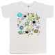 T-shirt TECHNOTAPE enfant 100% polyester sensation coton Taille 14 ans