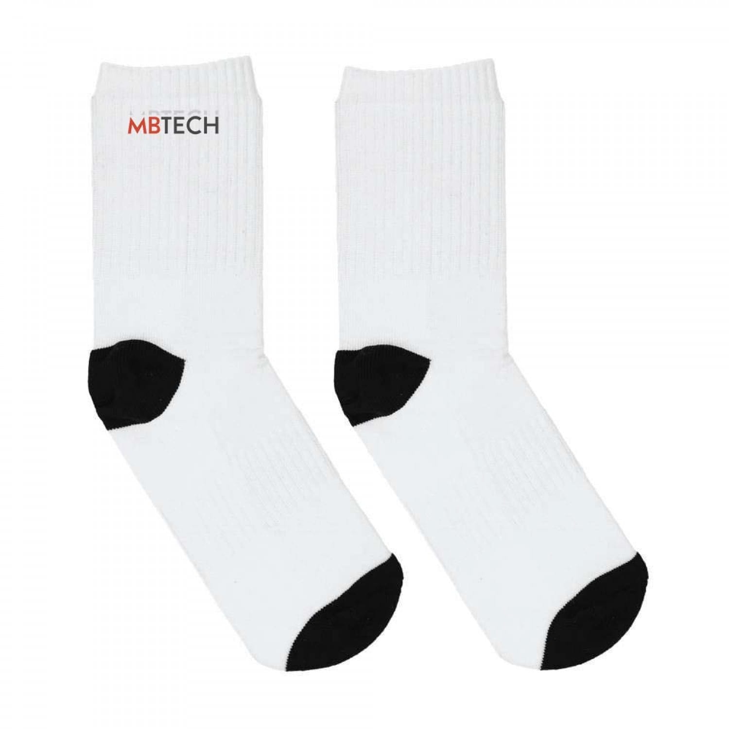 Paire de chaussettes TECHNOTAPE blanches en polyester - Taille 39/42