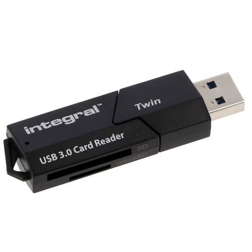 Integral Lecteur de cartes USB 3.0 Dual Slot SD & Micro SD V3 *