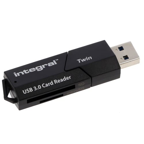 INTEGRAL - Lecteur carte mémoire USB 3.0 SD & microSD