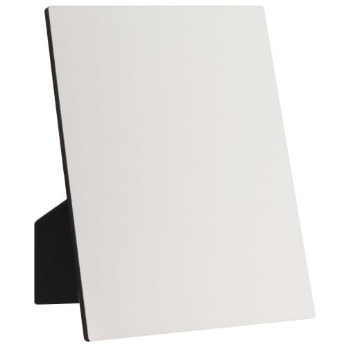 Panneau ChromaLuxe épais avec chevalet 20 x 25 cm - épaisseur 6,35mm - Blanc brillant