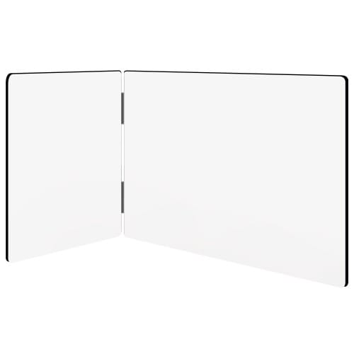 Panneau ChromaLuxe CHROMALUXE épais articulé - Dim. 89x127 + 127x178 x 6mm - Blanc brillant