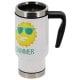 Mug de voyage acier inoxydable blanc 500ml pour sublimation (l''unité)