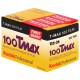 Pellicule photo pro KODAK Noir et Blanc T-MAX 100 Format 135 / 36P L'unité