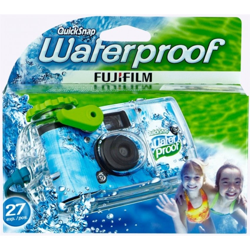 Appareil photo jetable FUJI QuickSnap Marine 800 iso 27 poses Etanche jusqu