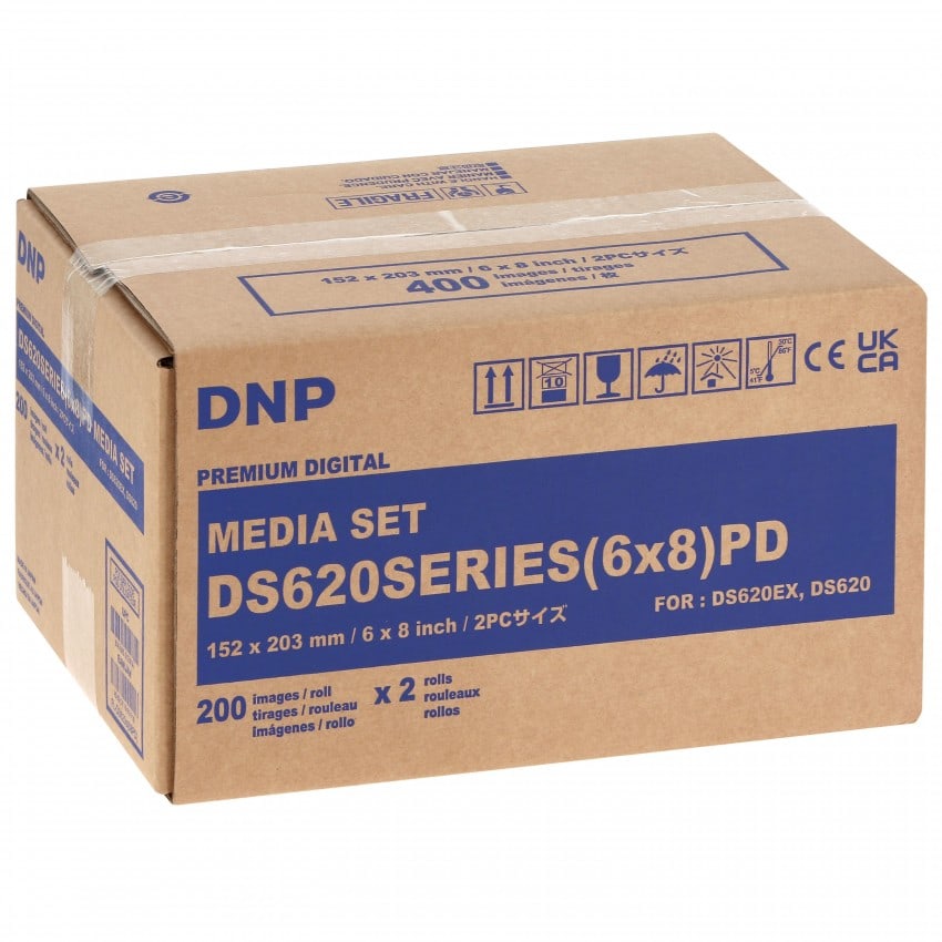 Consommable thermique DNP pour DS620 (Premium Digital) - 10x15cm - 800 tirages ou 15x20cm - 400 tirages