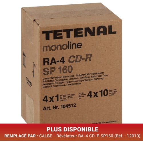 TETENAL - Révélateur RA-4 CD-R SP160 - pour faire 4x10 L (104512)