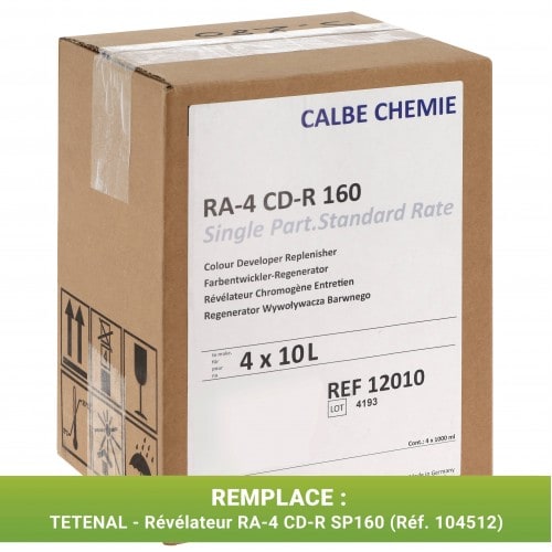CALBE - Révélateur RA-4 CD-R SP160 (4x10L)