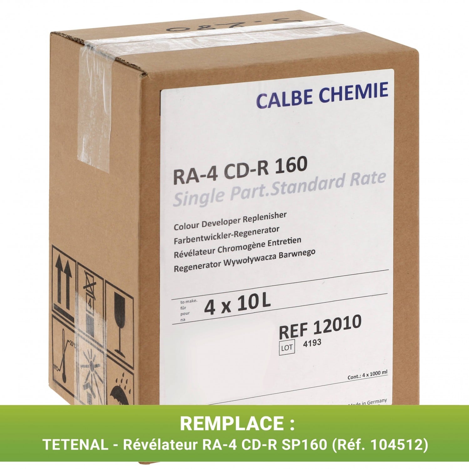 Révélateur CALBE RA-4 CD-R SP160 (4x10L)