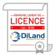 DiLand renouvellement licence WEB pour DILANDWEB *