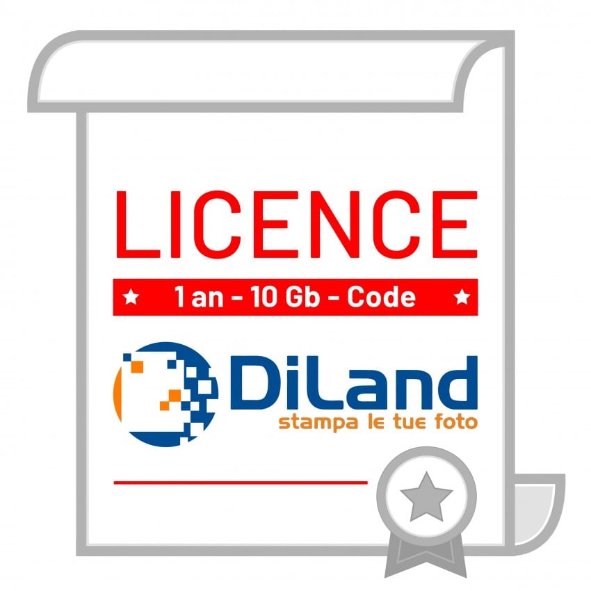 DiLand licence WEB pour utilisation avec logiciel studio basic-10Gb*