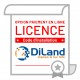 DiLand option payement en ligne pour licence WEB