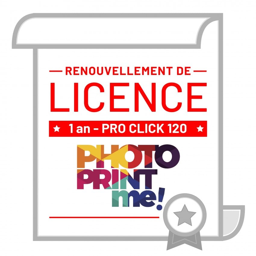 Mitsubishi Licence PhotoPrintMe avec CB pour PRO CLICK 120 *