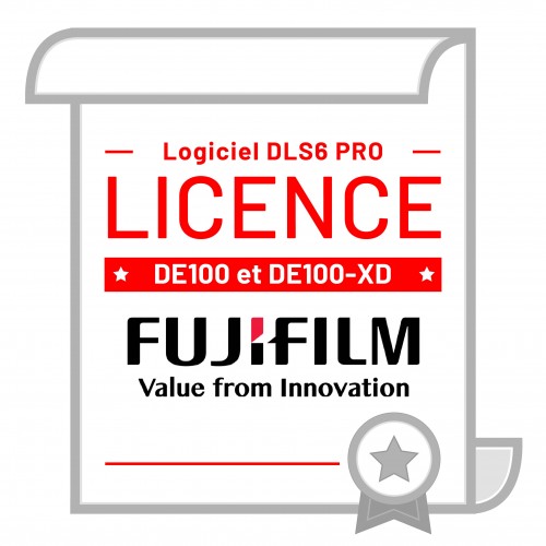 FUJI - Logiciel licence DLS6 PRO (Windows) pour Frontier DE100 et DE100-XD (70100148276)