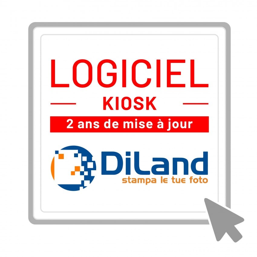 Logiciel DiLand KIOSK toutes marques d'imprimantes - Livré avec Dongle USB (Windows)