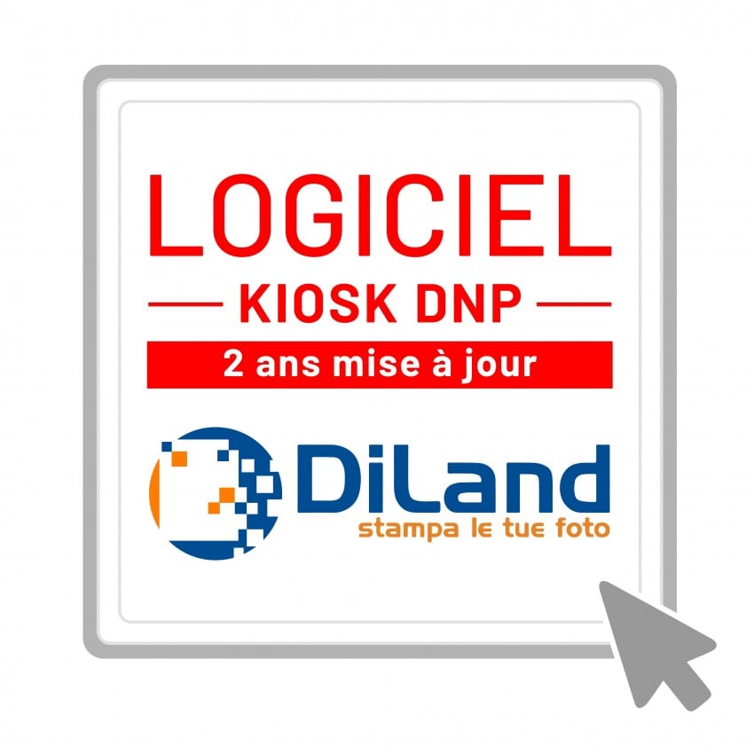 Logiciel DiLand KIOSK spécifique imprimantes DNP compatible RX1HS / DS40 / DS620 / DS80 / DS820 - Livré avec Dongle USB (Windows