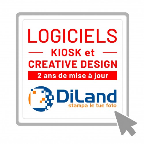 Logiciel Kiosk + Creative Design - Toutes marques d'imprimantes - Livré sous forme d'un Dongle USB (Windows)