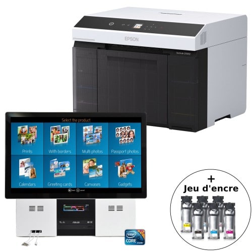 EPSON - Kit imprimante SureLab D1000 + borne DiLand KD23 + jeu d’encre UltraChrome D6r-S