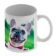 Pack Mug blanc céramique 330ml pour sublimation + boite carton