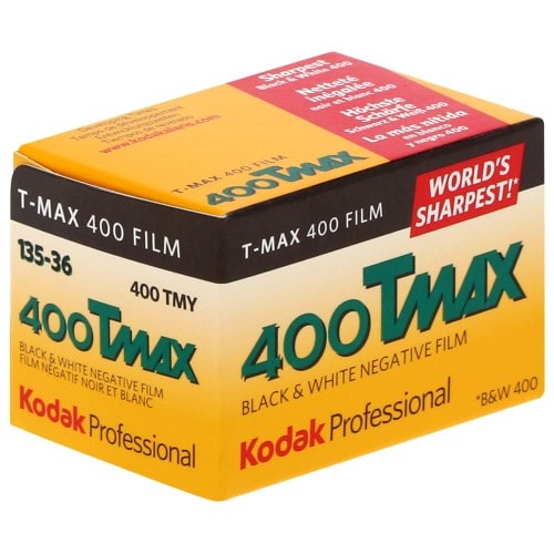 Pellicule photo pro KODAK Noir et Blanc T-MAX 400 Format 135 / 36P L'unité