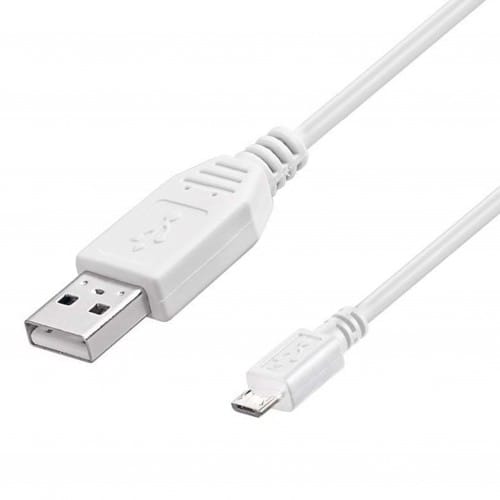 MB TECH - Câble USB-A / Micro USB-B - 40cm - Blanc