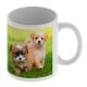 Pack Mug blanc mat céramique 330ml pour sublimation + boite carton