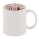 Mug blanc 330ml intérieur ''Happy Mother''s Day !'' pour sublimation *