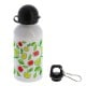 Gourde TECHNOTAPE aluminium blanche 500ml avec 2 bouchons