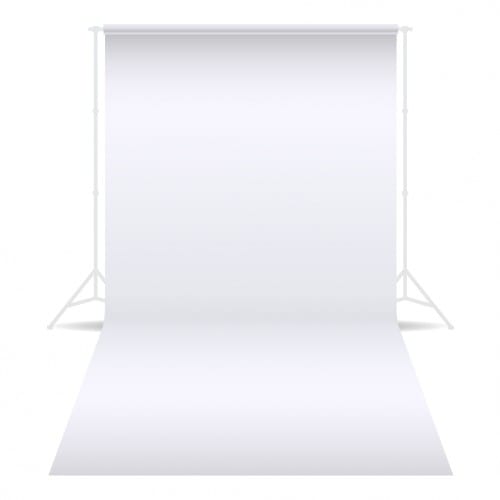 Fond studio photo COLORAMA 1m35 x 11m - Artic White 65